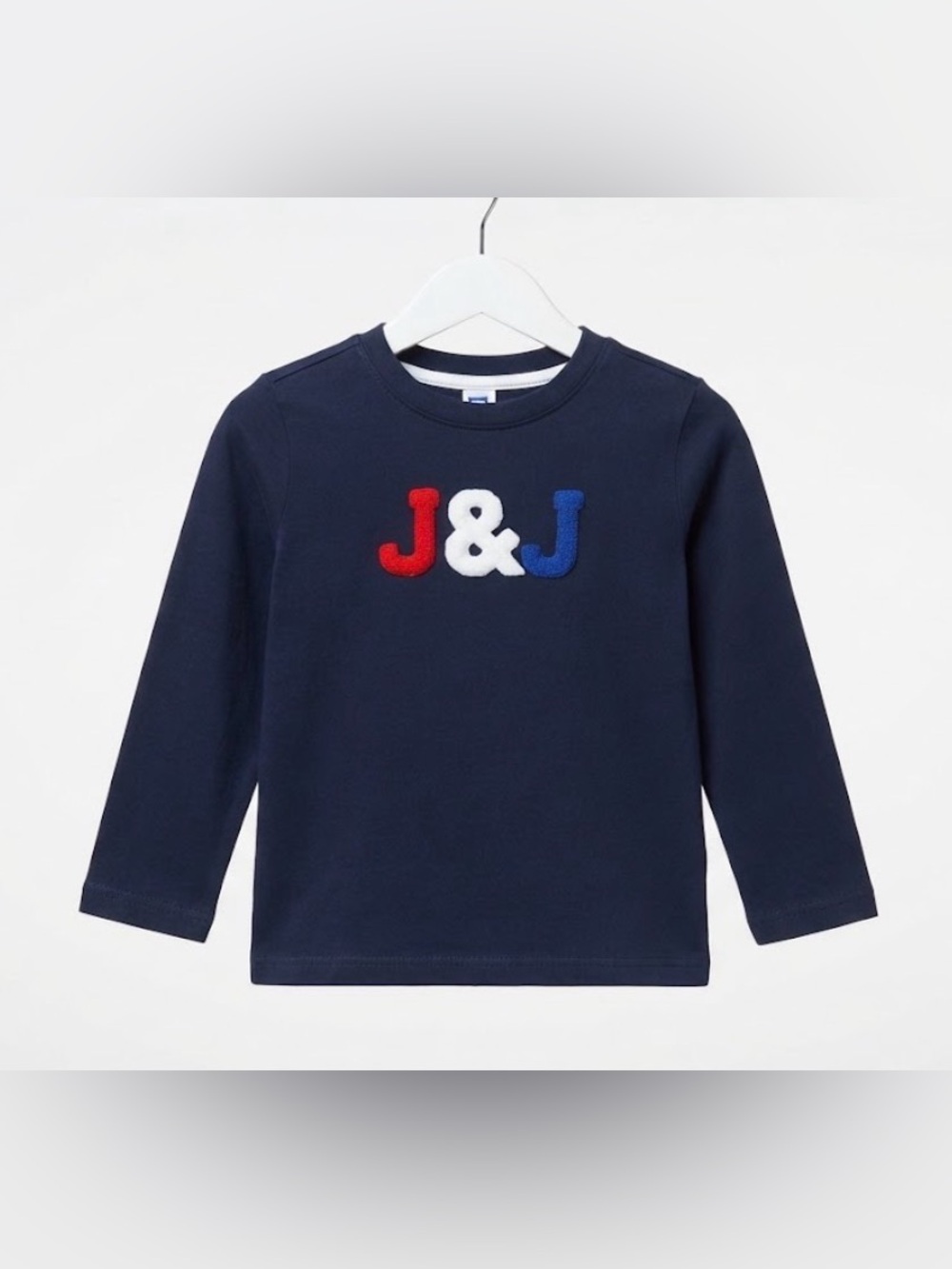 Janie and Jack | Navy Long Sleeve Top | 3T